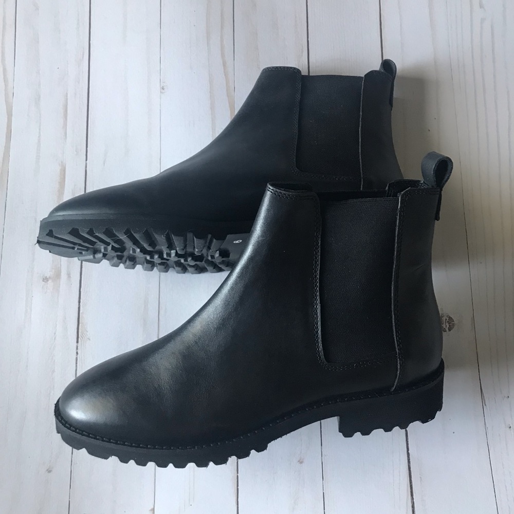 ASOS ADDIE LEATHER BOOT
